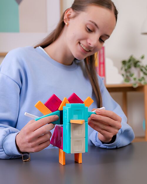 Connetix 30 Pieces - Build-It Pro Pack - Pets - 100% Non-Toxic ABS Plastic - STEM Learning! Magnetic Games