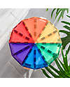 Connetix 30 Pieces - Geometry Pack - Rainbow -100% Non-toxic ABS Plastic - STEM Learning! Magnetic Games