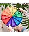 Connetix 30 Pieces - Geometry Pack - Rainbow -100% Non-toxic ABS Plastic - STEM Learning! Magnetic Games