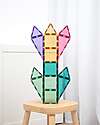 Connetix 32 Pieces - Discovery Pack - Pastel - 100% Non-toxic ABS Plastic - STEM Learning! Magnetic Games
