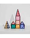 Connetix 32 Pieces - Mini Pack - Pastel - 100% Non Toxic ABS Plastic - STEM Learning! Magnetic Games