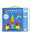 Connetix 32 Pieces - Travel Mini Pack - 100% Non-toxic ABS Plastic - STEM Learning! Magnetic Games