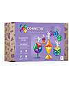 Connetix 36 Pieces - Shape Expansion Pack - Rainbow -100% Non-toxic ABS Plastic - STEM Learning! Magnetic Games