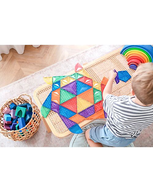 Connetix 36 Pieces - Shape Expansion Pack - Rainbow -100% Non-toxic ABS Plastic - STEM Learning! Magnetic Games