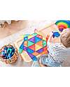 Connetix 36 Pieces - Shape Expansion Pack - Rainbow -100% Non-toxic ABS Plastic - STEM Learning! Magnetic Games