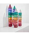 Connetix 40 Pieces - Square Pack - Pastel - 100% Non Toxic ABS Plastic Magnetic Games