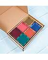 Connetix 40 Pieces - Square Pack - Pastel - 100% Non Toxic ABS Plastic Magnetic Games