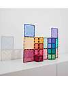 Connetix 40 Pieces - Square Pack - Pastel - 100% Non Toxic ABS Plastic Magnetic Games