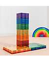 Connetix 42 Pieces - Expansion Pack - Rainbow -100% Non-toxic ABS Plastic - STEM Learning! Magnetic Games