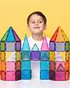 Connetix 48 Pieces - Glitter Castle Set - 100% Non-Toxic ABS Plastic - STEM Learning! Magnetic Games