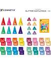Connetix 48 Pieces - Glitter Castle Set - 100% Non-Toxic ABS Plastic - STEM Learning! Magnetic Games