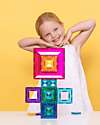 Connetix 48 Pieces - Portal Pack - Bright - 100% Non-toxic ABS Plastic - STEM Learning! Magnetic Games