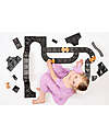Connetix 48 Pieces - Roads - Black - 100% Non Toxic ABS Plastic - STEM Learning! Magnetic Games