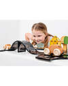 Connetix 48 Pieces - Roads - Black - 100% Non Toxic ABS Plastic - STEM Learning! Magnetic Games