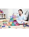 Connetix 48 Pieces - Shape Expansion Pack - Pastel -100% Non-toxic ABS Plastic - STEM Learning! Magnetic Games