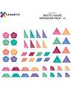 Connetix 48 Pieces - Shape Expansion Pack - Pastel -100% Non-toxic ABS Plastic - STEM Learning! Magnetic Games