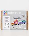 Connetix 50 Pieces - Transport - Pastel - 100% Non Toxic ABS Plastic - STEM Learning! Magnetic Games
