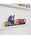 Connetix 50 Pieces - Transport - Rainbow - 100% Non Toxic ABS Plastic - STEM Learning! Magnetic Games