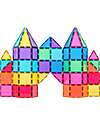 Connetix 56 Pieces - Starter Pack - Bright - 100% Non-Toxic ABS Plastic - STEM Learning! Magnetic Games