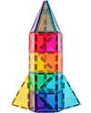 Connetix 56 Pieces - Starter Pack - Bright - 100% Non-Toxic ABS Plastic - STEM Learning! Magnetic Games