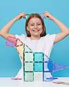 Connetix 56 Pieces - Starter Pack - Pastel - 100% Non-toxic ABS Plastic - STEM Learning! Magnetic Games