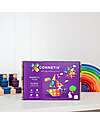 Connetix 60 Pieces - Starter Pack - Rainbow -100% Non-toxic ABS Plastic - STEM Learning! Magnetic Games
