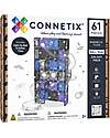 Connetix 61 Pieces - Pack Ball Rink - Galaxy - 100% Non-toxic ABS Plastic - STEM Learning! Magnetic Games