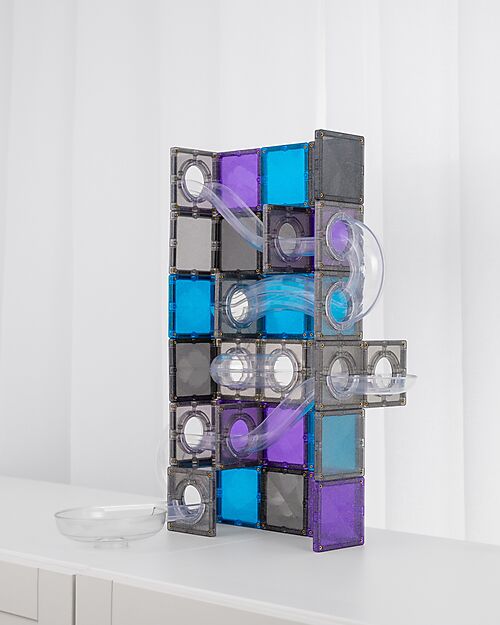 Connetix 61 Pieces - Pack Ball Rink - Galaxy - 100% Non-toxic ABS Plastic - STEM Learning! Magnetic Games