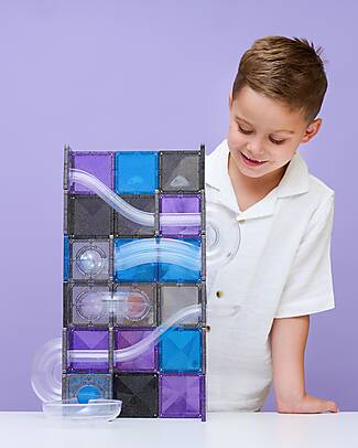 Connetix 61 Pieces - Pack Ball Rink - Galaxy - 100% Non-toxic ABS Plastic - STEM Learning! Magnetic Games