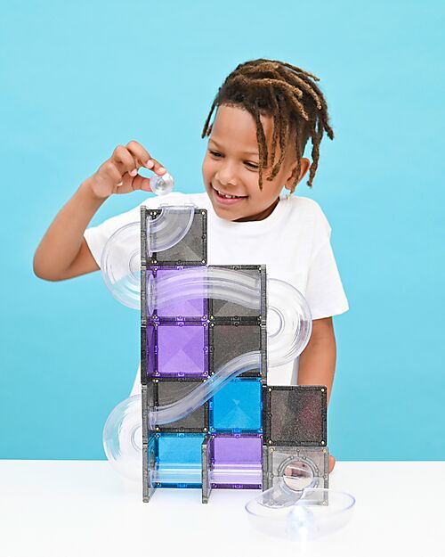 Connetix 61 Pieces - Pack Ball Rink - Galaxy - 100% Non-toxic ABS Plastic - STEM Learning! Magnetic Games