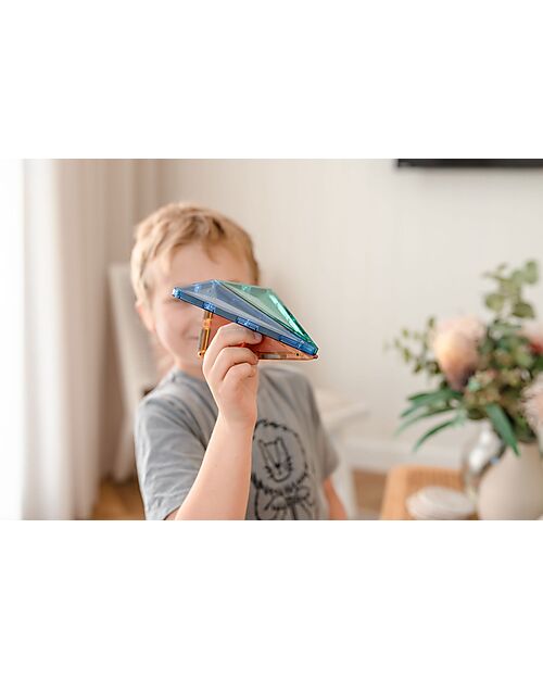 Connetix 64 Pieces - Starter Pack - Pastel -100% Non-toxic ABS Plastic - STEM Learning! Magnetic Games