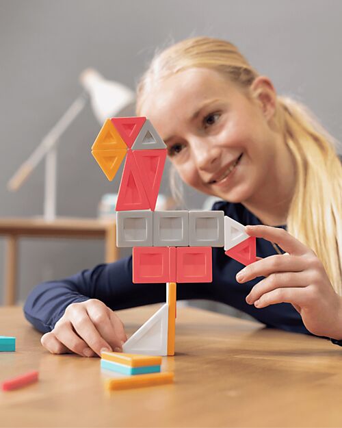 Connetix 70 Pieces - Pro Constructor Pack - 100% Non-toxic ABS Plastic - STEM Learning! Magnetic Games