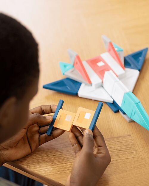 Connetix 70 Pieces - Pro Constructor Pack - 100% Non-toxic ABS Plastic - STEM Learning! Magnetic Games