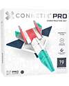 Connetix 70 Pieces - Pro Constructor Pack - 100% Non-toxic ABS Plastic - STEM Learning! Magnetic Games