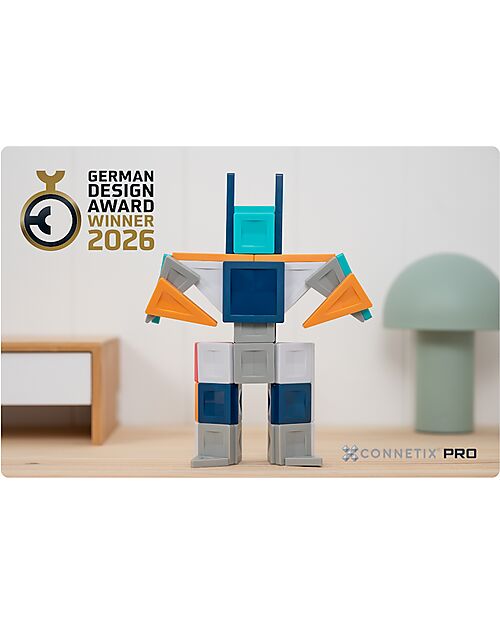 Connetix 70 Pieces - Pro Constructor Pack - 100% Non-toxic ABS Plastic - STEM Learning! Magnetic Games