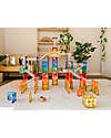 Connetix Ball Run Pack for Magnetic Tiles - Rainbow - 92 pc - STEM Learning! Magnetic Games
