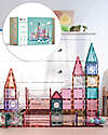 Connetix Ball Run Pack - Pastel - 106 pc - 100% Non-toxic ABS Plastic - STEM Learning! Magnetic Games