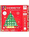 Connetix Christmas Tree Ball Run Expansion - 71 Pieces - STEM Learning! Magnetic Games