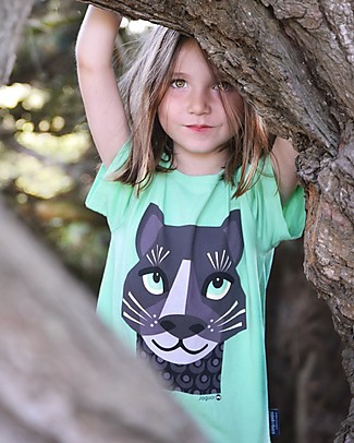 Coq en Pâte Jaguar T-shirt - Green - 100% organic cotton T-Shirts And Vests