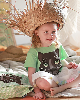 Coq en Pâte Jaguar T-shirt - Green - 100% organic cotton T-Shirts And Vests
