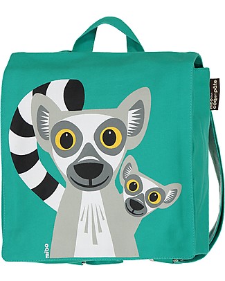 Coq en Pâte Lemur Backpack by Mibo - 100% Organic Cotton (23x23x7.5 cm) Small Backpacks