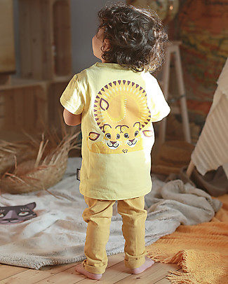 Coq en Pâte Lion T-shirt - Yellow - 100% organic cotton T-Shirts And Vests