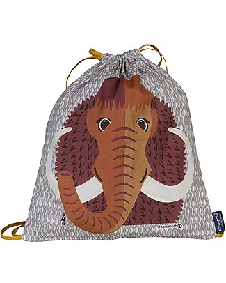 Coq en Pâte Lynx Kids Soft Backpack/Bag - Yellow - 100% Organic Cotton (37 x 33 cm) Kindergarten Backpacks