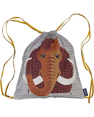 Coq en Pâte Lynx Kids Soft Backpack/Bag - Yellow - 100% Organic Cotton (37 x 33 cm) Kindergarten Backpacks