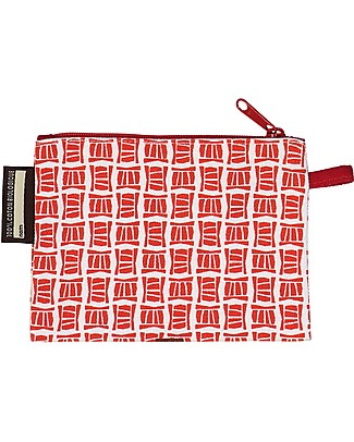 Coq en Pâte Mibo kid’s Gazelle Purse, Red - 100% Organic Cotton! Purses
