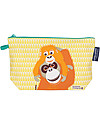 Coq en Pâte Orangutan Pencil Case/Pouch, Yellow - 100% Organic Cotton Canvas Pencil Cases