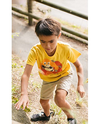 Coq en Pâte Orangutan T-shirt, Yellow - 100% organic cotton T-Shirts And Vests