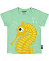 Coq en Pâte Sea Horse T-shirt, Green Apple - 100% organic cotton T-shirts