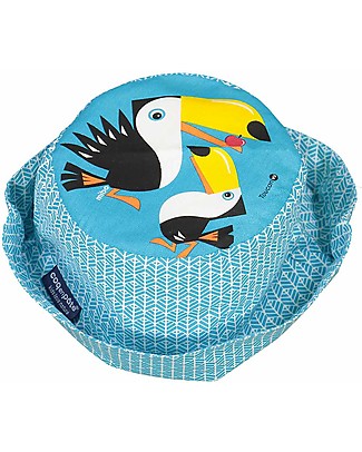 Coq en Pâte Sunhat Toucan - Blue - 100% Organic Cotton Sunhats