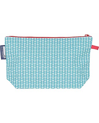 Coq en Pâte Tucano Beauty Case / Pencil Case - Blue - 100% Organic Cotton Pencil Cases